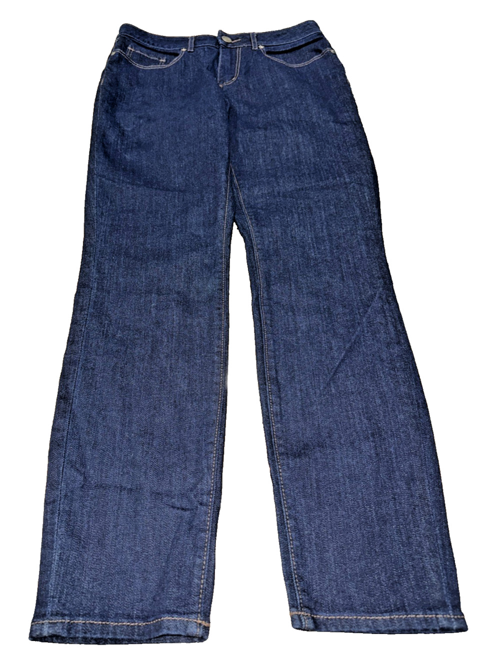 NWT LOFT Curvy Skinny Dark Wash Jeans Size 6 Mid Rise Stretch